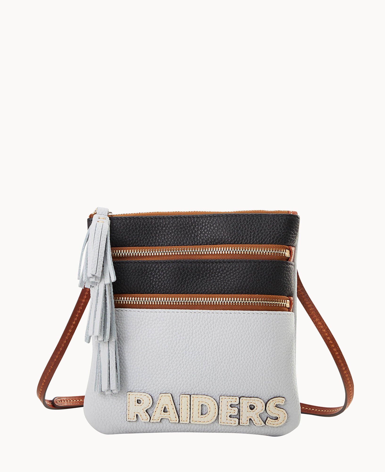 NFL Raiders Triple Zip Crossbody – ILoveDooney