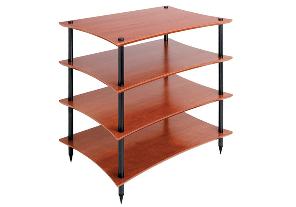 クアドラスパイアオーディオラック 4段 ダークブラウン