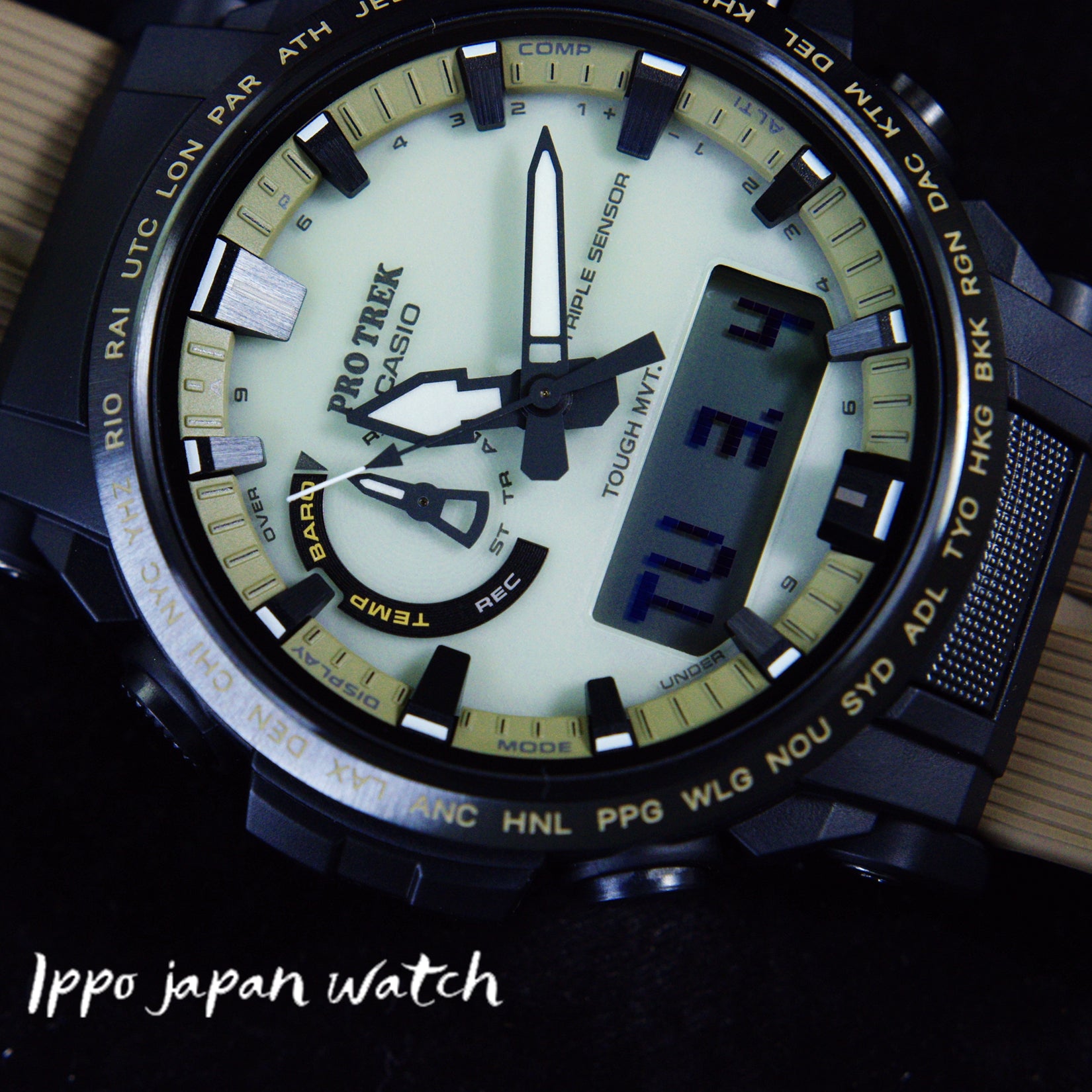 CASIO protrek PRW-61LD-5JF PRW-61LD-5 solar powered 10ATM watch