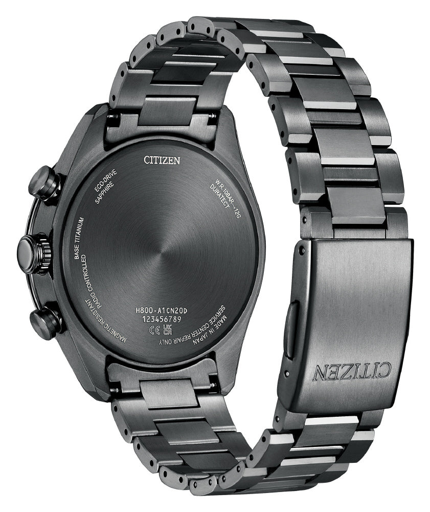 Citizen AT8286-65E Attesa super titanium solar radio limited