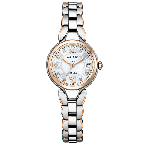 Citizen Women's Watch EXCEED Titania Happy Flight Eco-Drive Radio