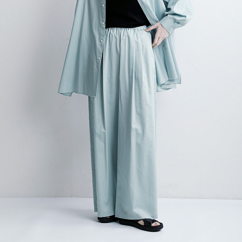 graphpaper グラフペーパー シリコン ポプリン ツータック イージー