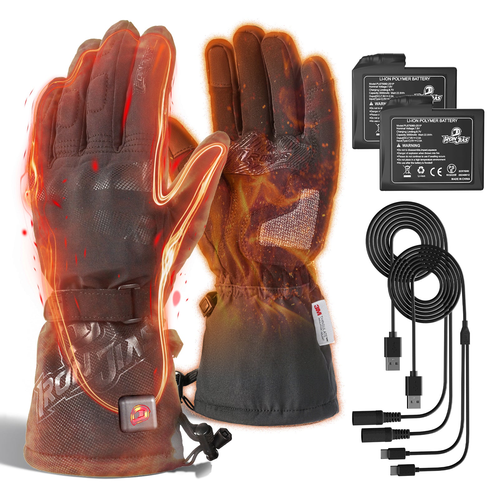 Waterproof Heated Motorcycle Gloves | JIA10H – IRONJIAS
