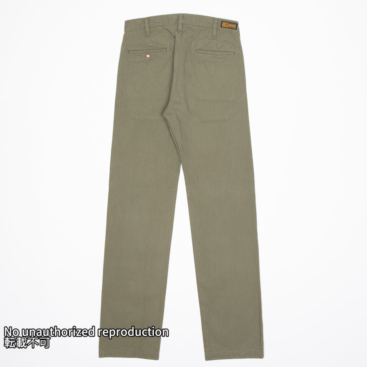 735-10.6ozヘリンボーントラウザー／OD-グリーン – IRON HEART