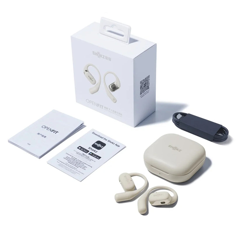 หูฟังไร้สาย Shokz OpenFit แบบ Open-Ear เล่นสูงสุด 28 ชั่วโมง