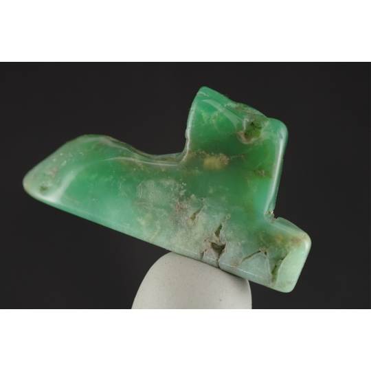 クリソプレーズ 原石磨き27．8g 天然石販売 名取貴石 天然石・国産