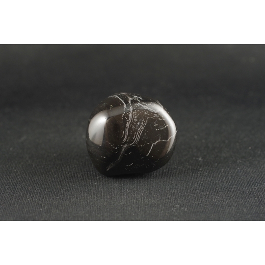 長野県和田峠産黒曜石 原石磨き76g 天然石販売 名取貴石 天然石