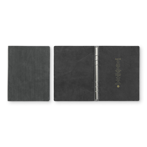 PLOTTER ホースヘアII 6穴リング レザーバインダー A5