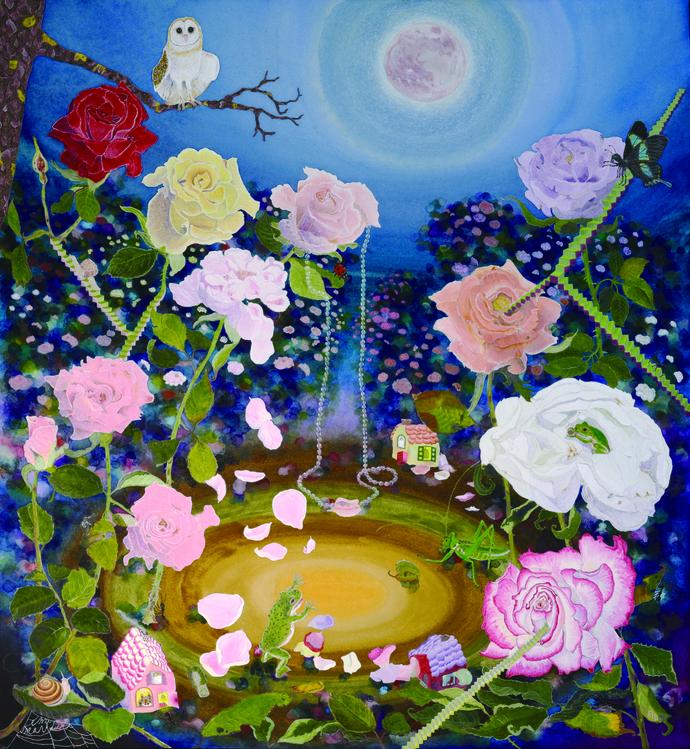 K.Itoya B1階 毬月 絵美 の個展 「彩のこえ」 10月1日(金)～10月15日