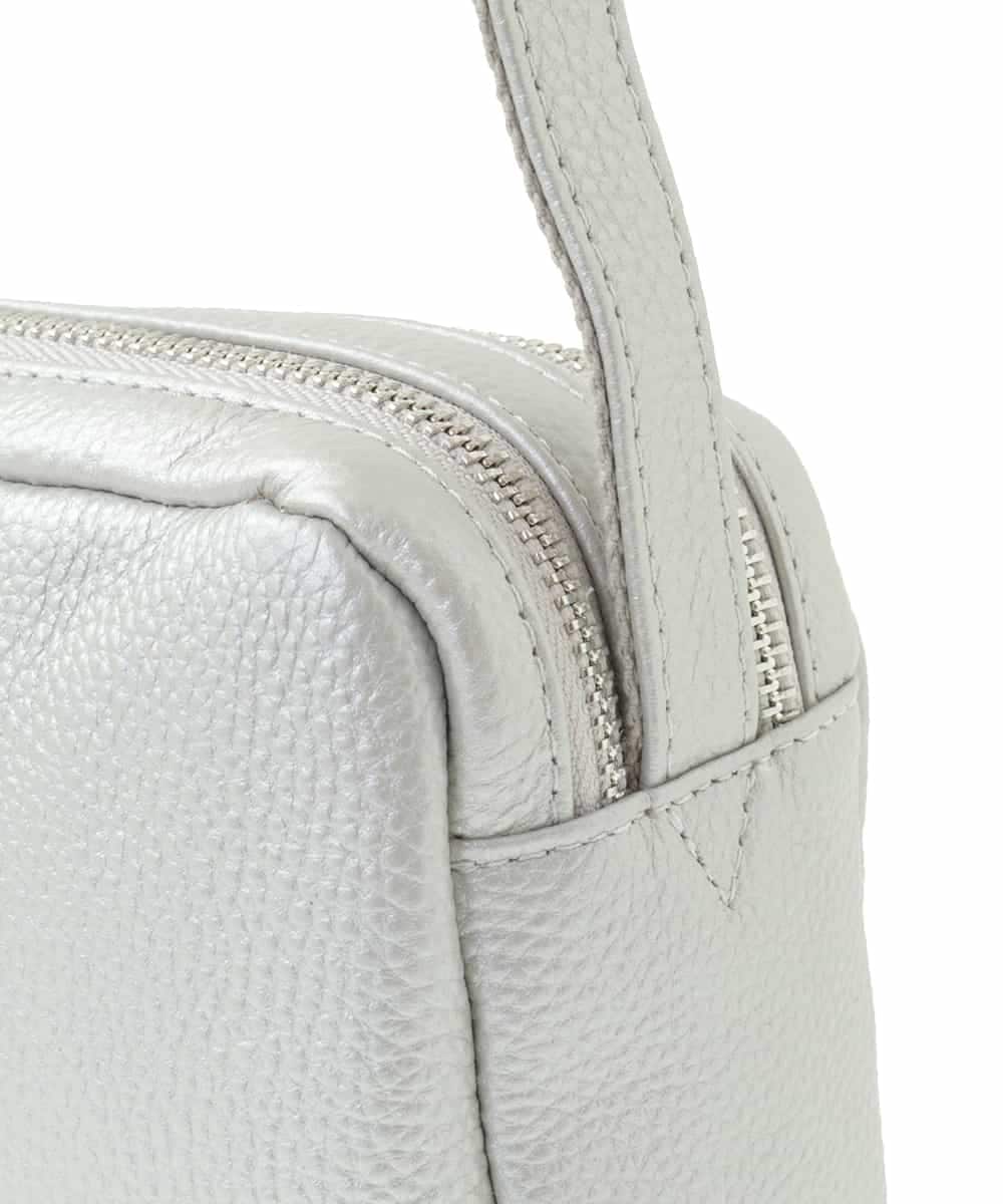 ダブルファスナーカウレザーショルダーバッグ(ショルダーバッグ) | MK