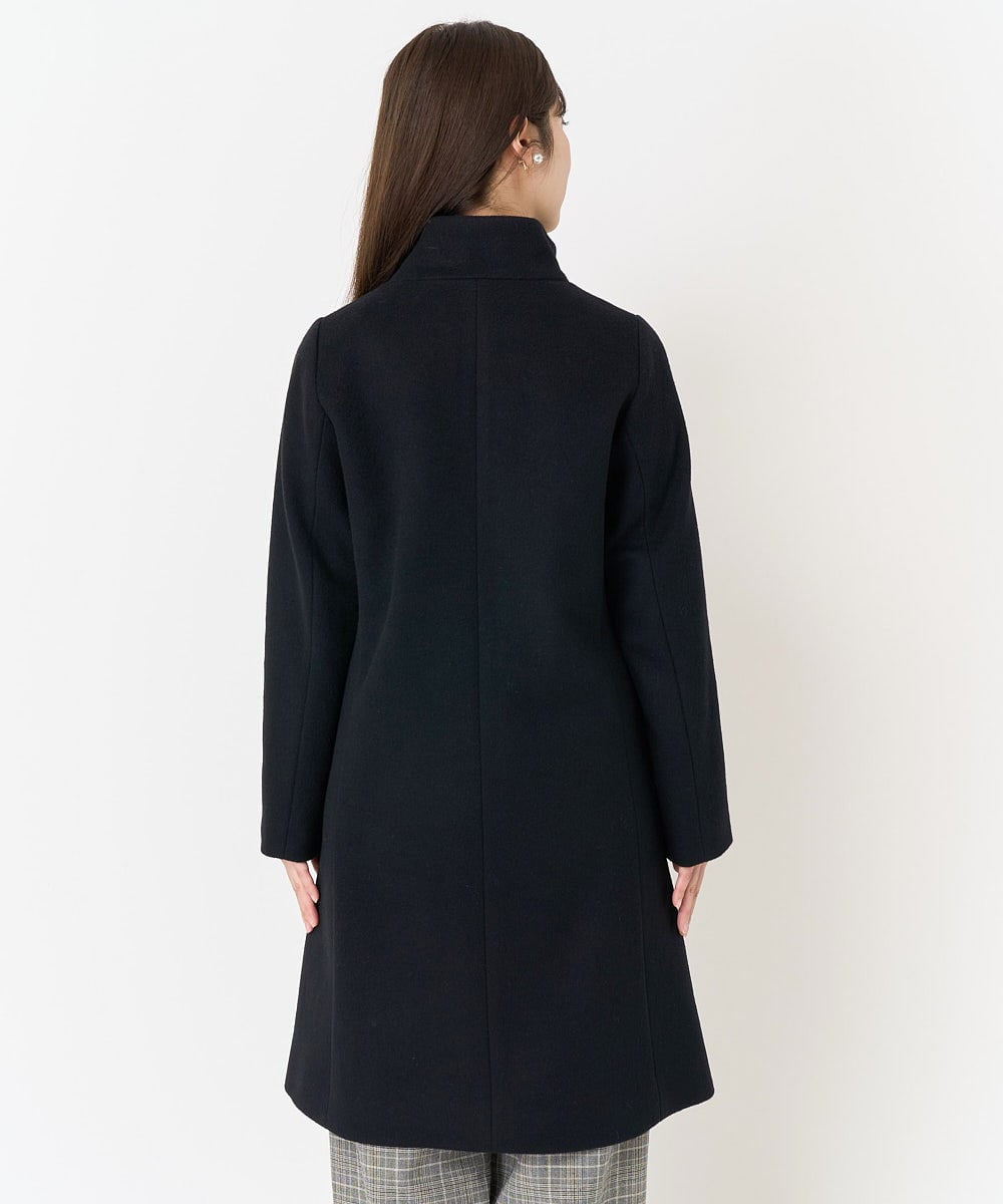 小さいサイズ】Super100sウールスタンドカラーコート(その他のコート