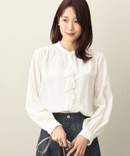 フロントフリルブラウス/洗える(ブラウス・シャツ) | MK MICHEL KLEIN