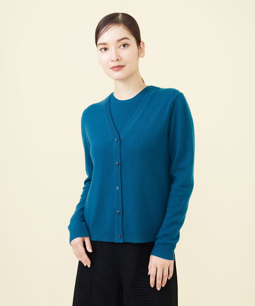 カシミヤVネックカーディガン(カーディガン) | Sybilla(シビラ