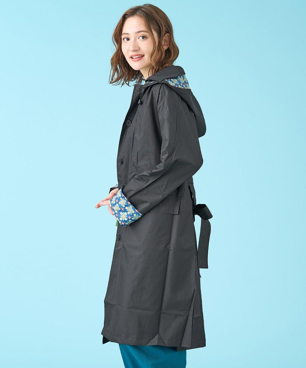 プリント切り替えフード付きレインコート(その他のグッズ・小物