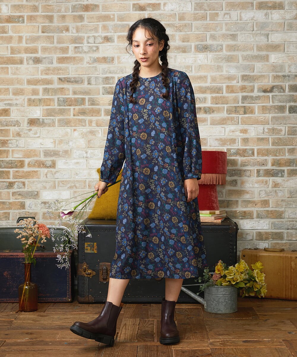 Bail de flores フラワープリントワンピース(ワンピース) | Jocomomola