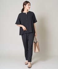 接触冷感/洗える/イージーケア/速乾】フレアスリーブストレッチ