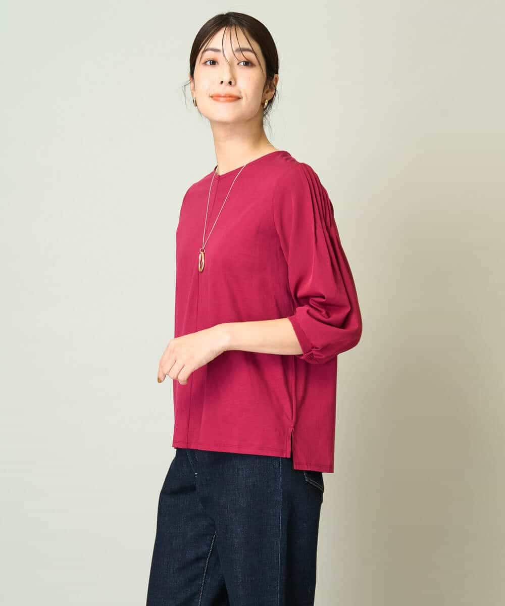 ピンタックパフスリーブトップス(カットソー・Tシャツ) | a.v.v(アー