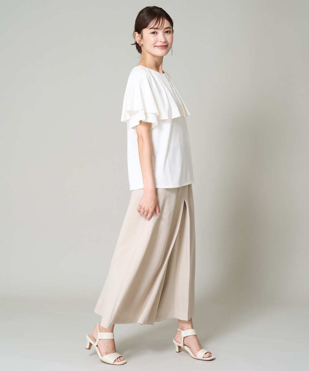 ボックスタックガウチョパンツ(ガウチョ・ワイドパンツ) | a.v.v(アー