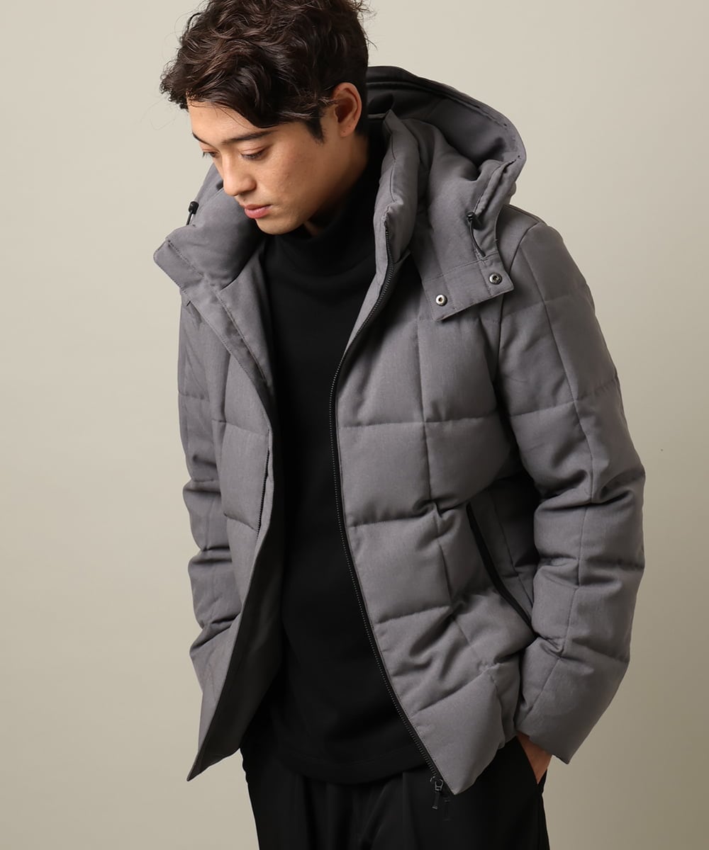 ダウン90％】スマートストレッチダウン(フード取り外し可能）※累計販売