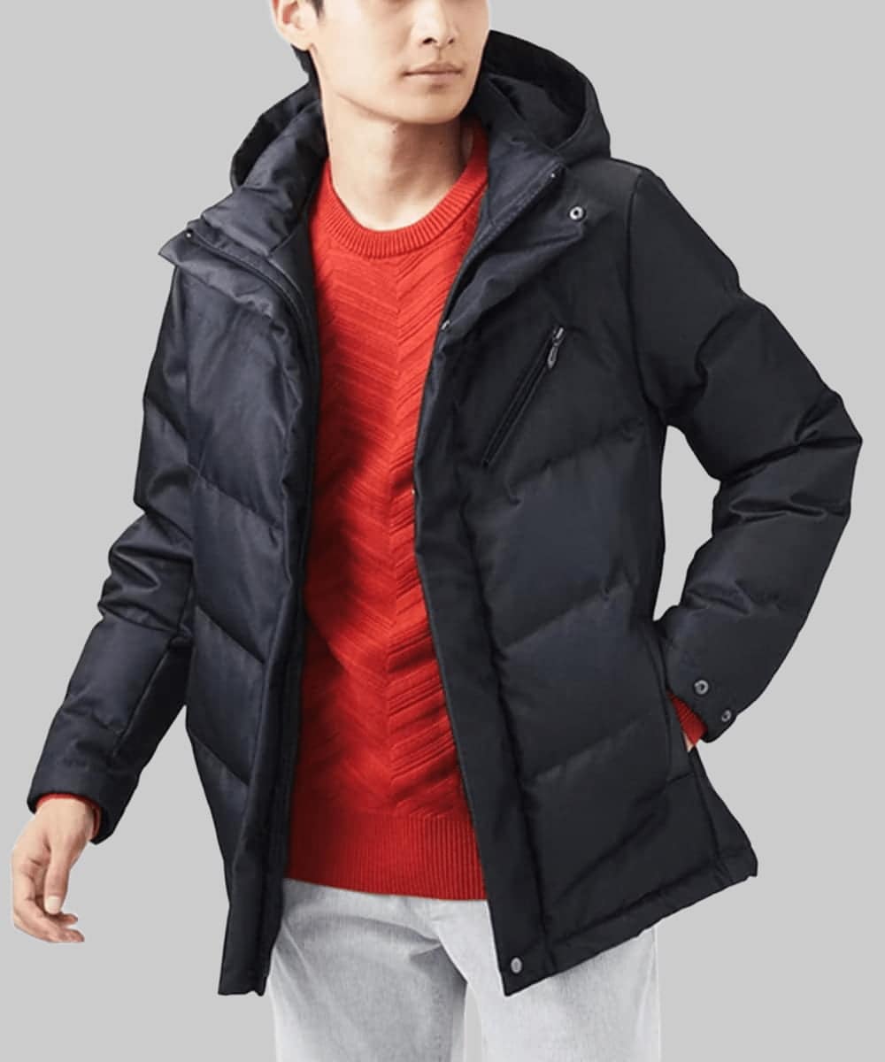 再入荷！/在庫限り】ダウンブルゾン / メモリークロス(ダウン