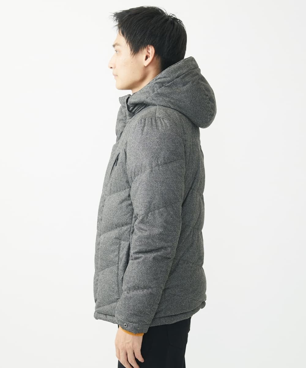 残りわずか/在庫限り！/ストレッチ】ダウンブルゾン / スエードタッチ