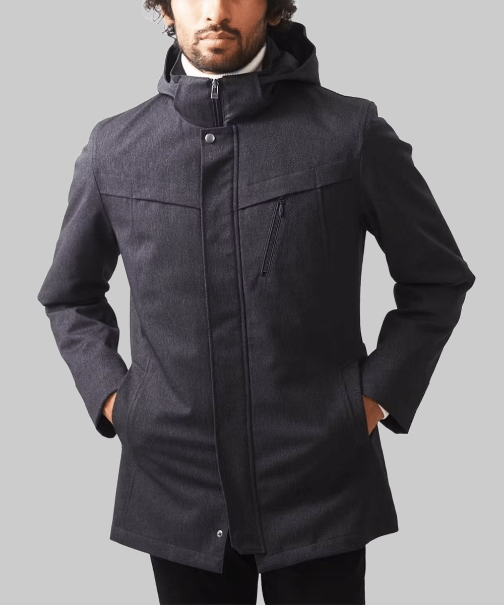 在庫限り/残りわずか/ダウン入りライナー付き】3WAYフード付きコート