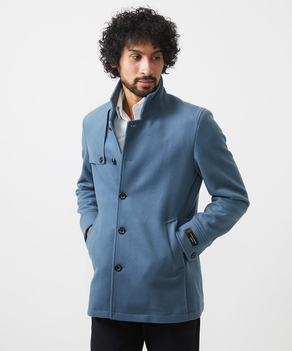 スタンドカラーウールコート(その他のコート・ブルゾン) | MICHEL