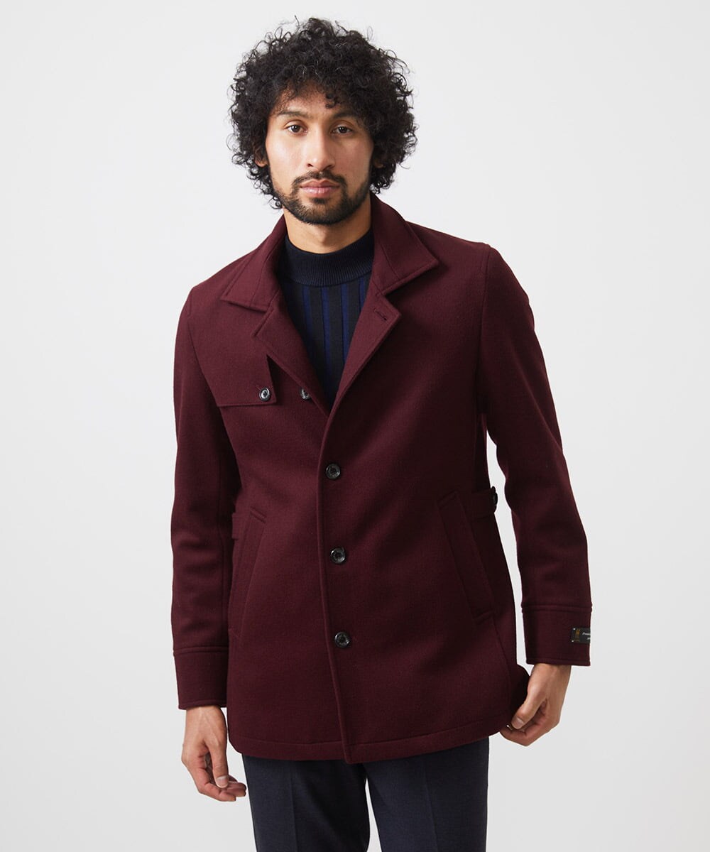 スタンドカラーウールコート(その他のコート・ブルゾン) | MICHEL