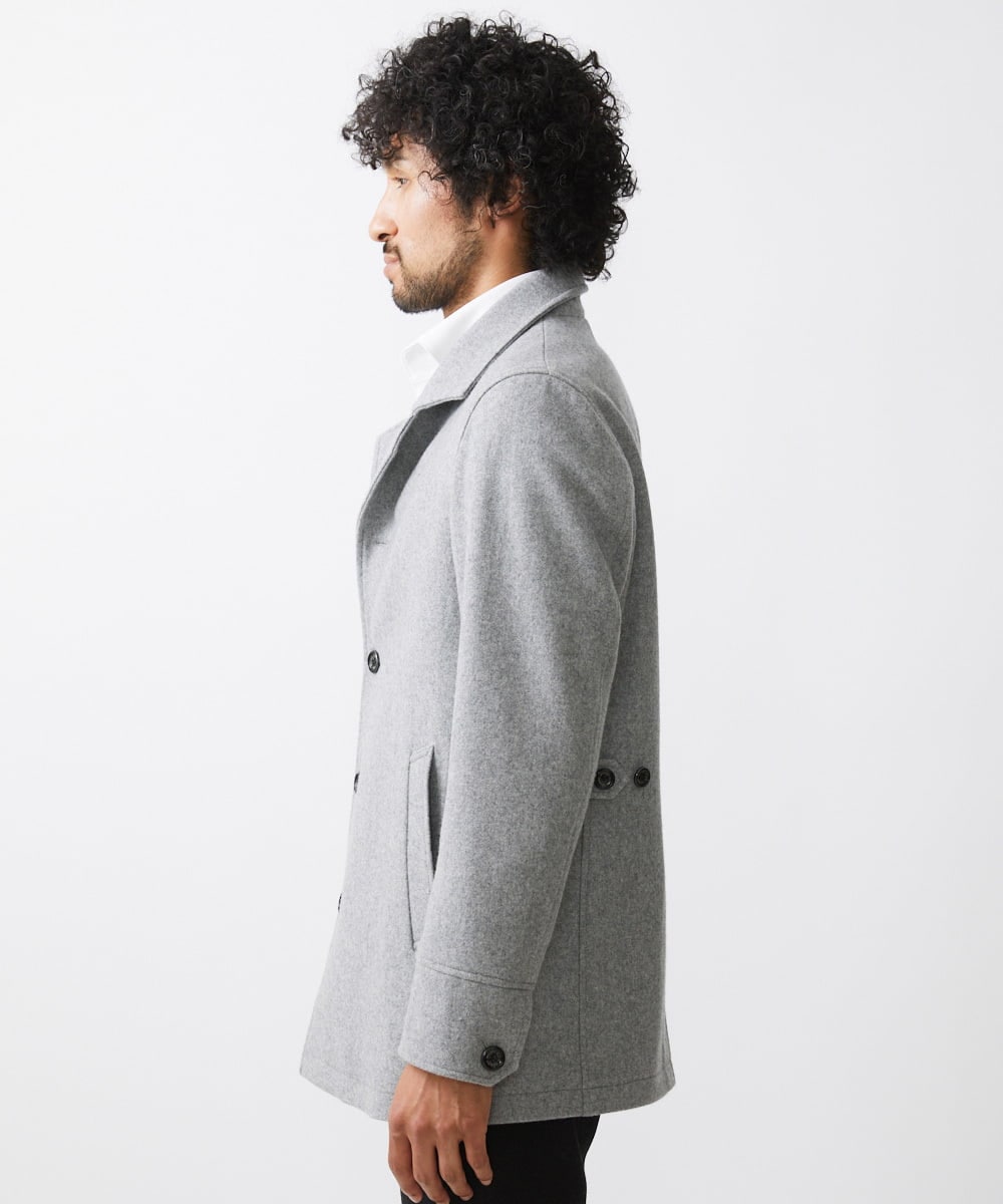 スタンドカラーウールコート(その他のコート・ブルゾン) | MICHEL