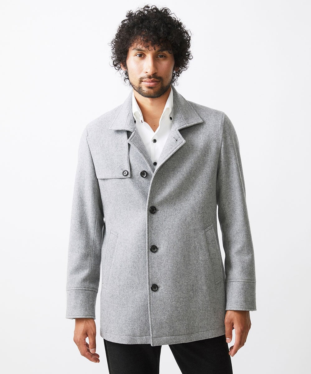 スタンドカラーウールコート(その他のコート・ブルゾン) | MICHEL