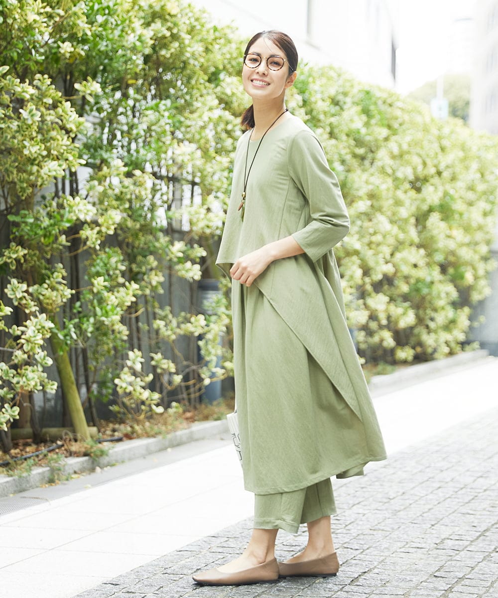 洗える]ナチュラルスムースワンピース(ワンピース) | GIANNI LO