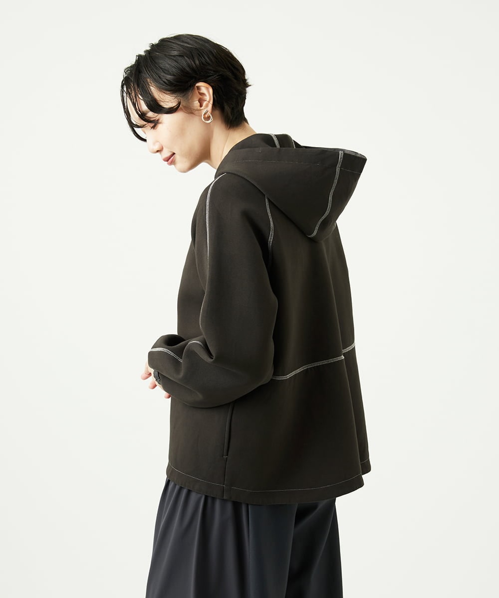 洗える]アスターダンボールニットパーカー(その他のジャケット・スーツ