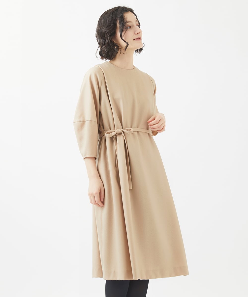 ウールジョーゼットワンピース(ワンピース) | GIANNI LO GIUDICE