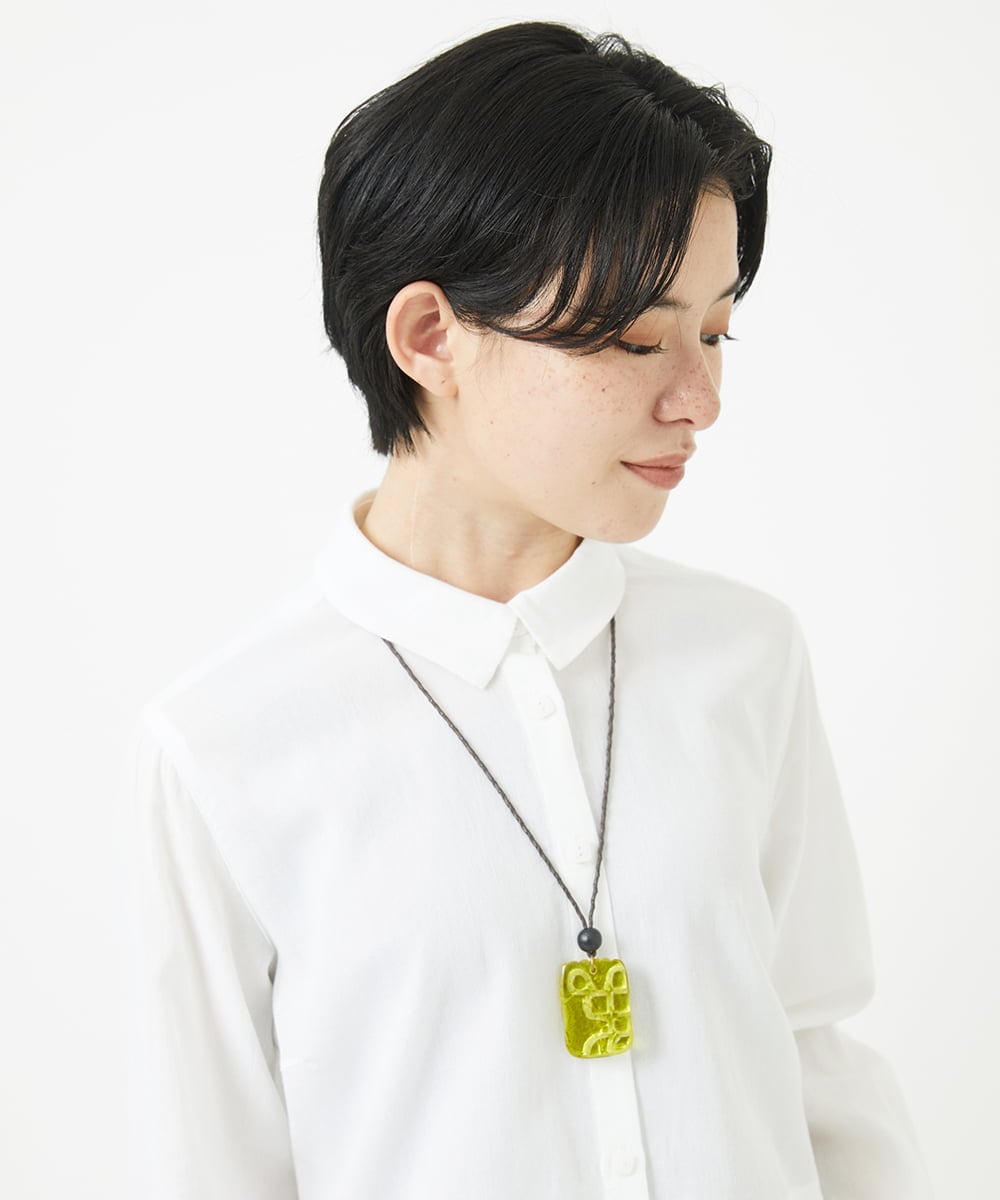 日本製]ラメレジンネックレス(ネックレス) | GIANNI LO GIUDICE(小さい