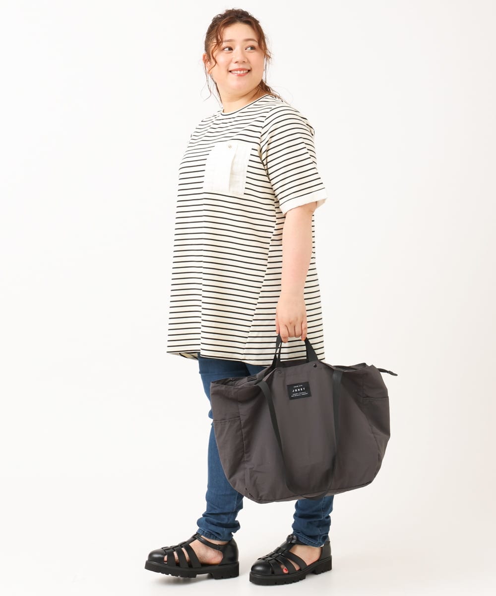 大きいサイズ】胸ポケット付きTシャツチュニック(チュニック) | eur3