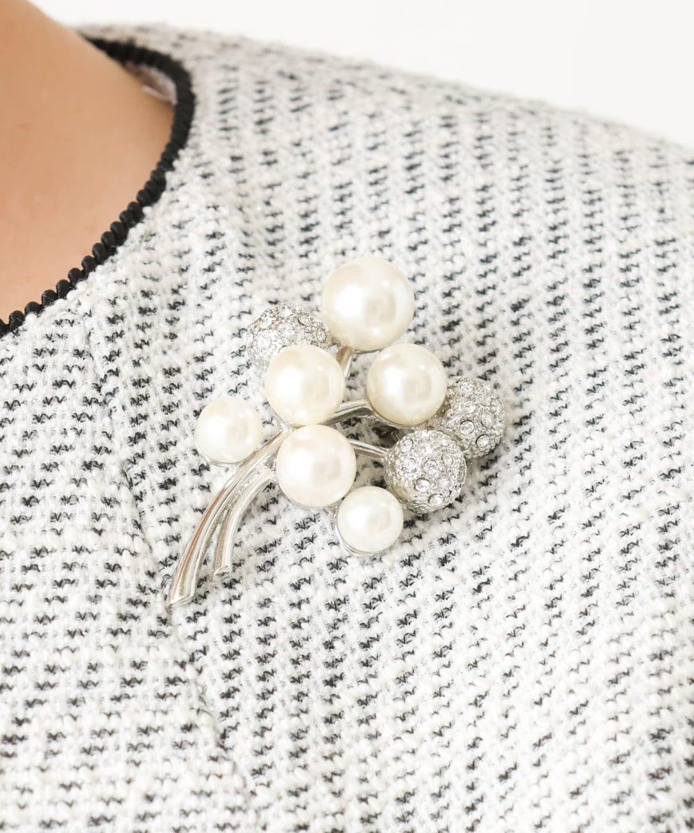 エコパールボタニカルブローチ(ブローチ・コサージュ) | eur3(エウル