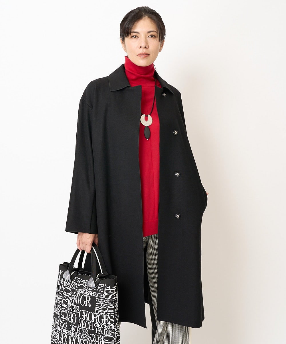 ウールスムースロングコート(チェスターコート) | GEORGES RECH