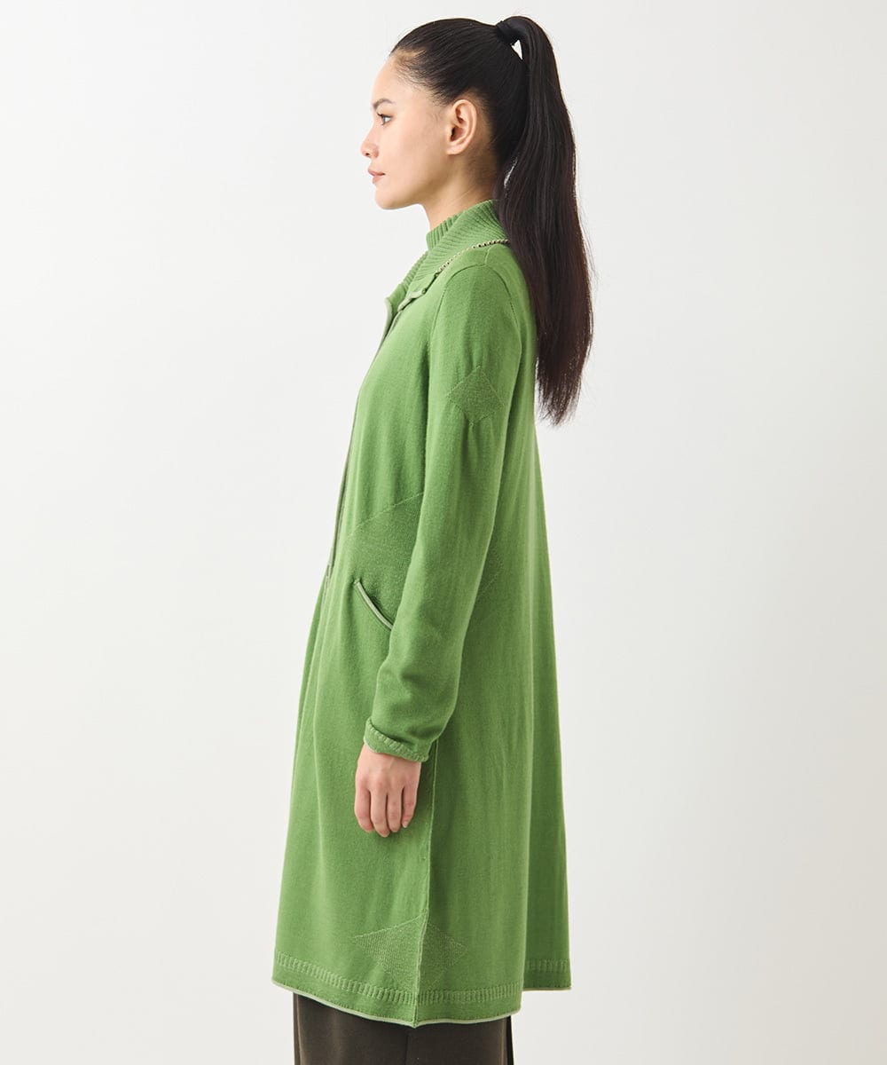 小さいサイズ/アンサンブル対応】プレーティングリブニット