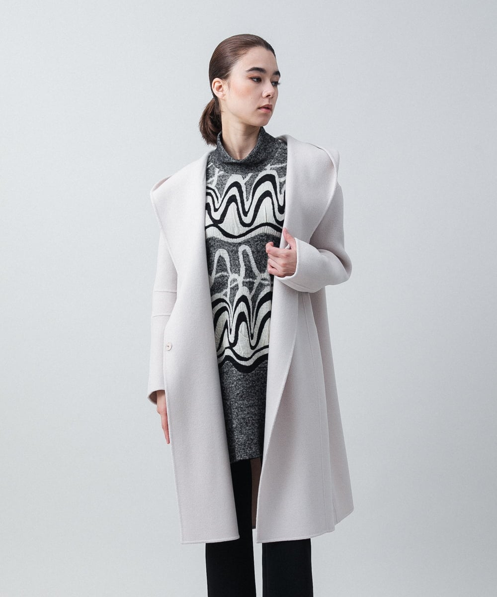 ショールカラーウールリバーコート(その他のコート・ブルゾン