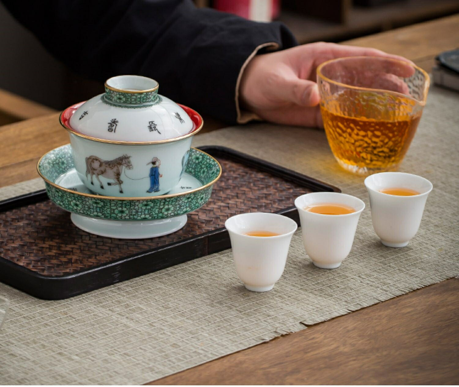 IwaiLoft 走馬観花 宝瓶 蓋碗 白磁 茶器 磁器 ホワイト 白い食器 急須