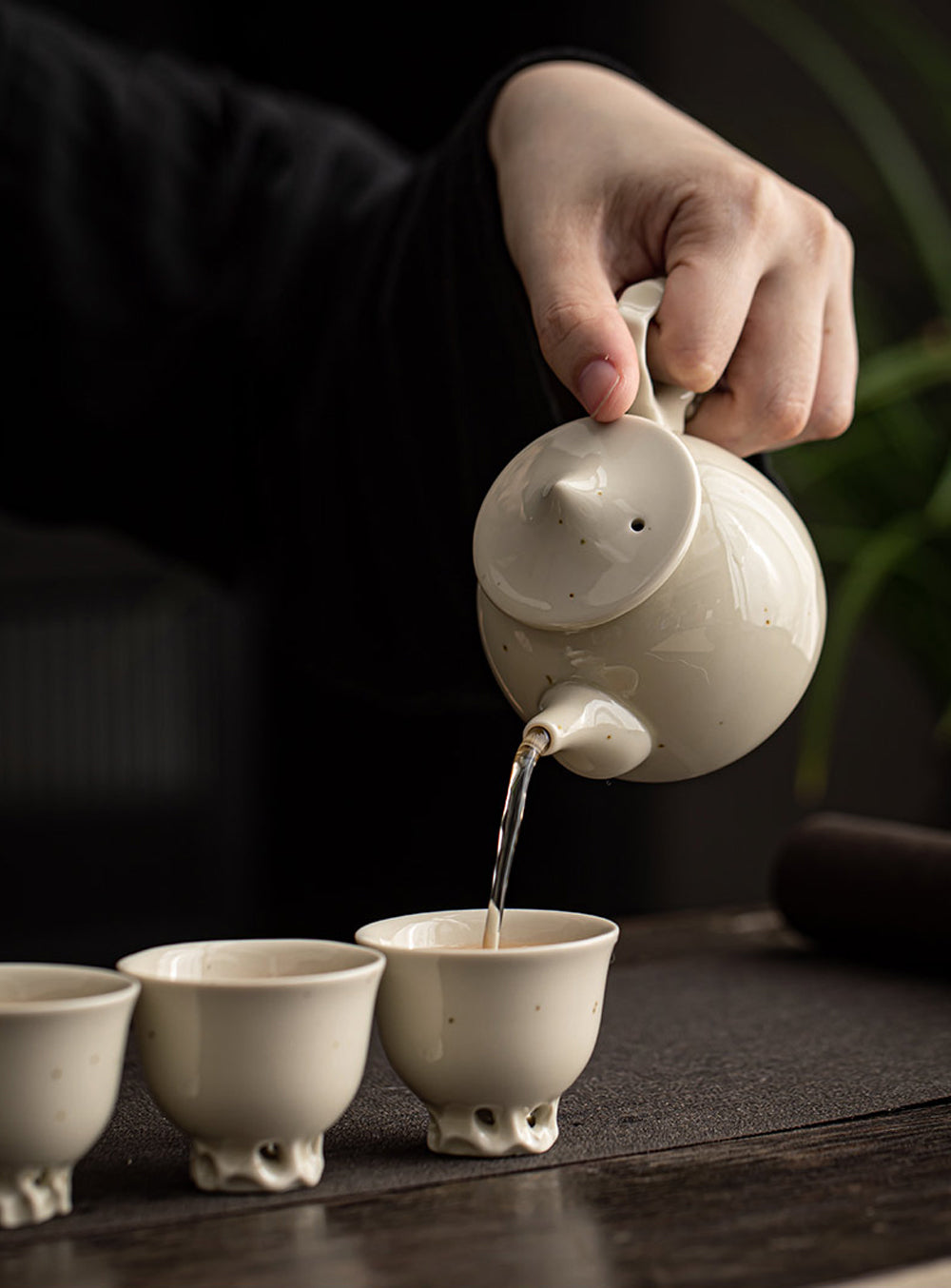 IwaiLoft 急須 陶磁器 急須 手作り お茶ポット 中国茶 台湾茶