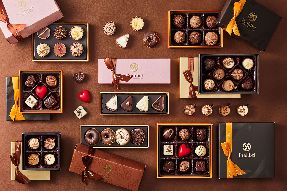 ケーキやドーナツなどをモチーフにしたユニークなショコラが本場