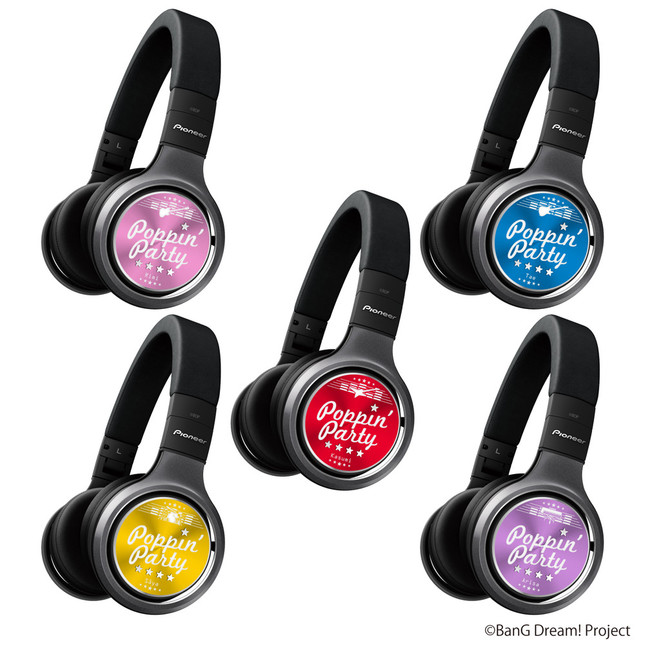 BanG Dream!」コラボのハイレゾヘッドホン キャラクター5人それぞれの