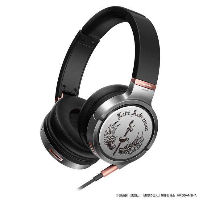 進撃の巨人」コラボのハイレゾ対応ヘッドホン リヴァイ＆ミカサの2