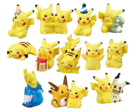 食品玩具「ポケモンキッズ」25周年記念 ソフビ同梱「ピカチュウ