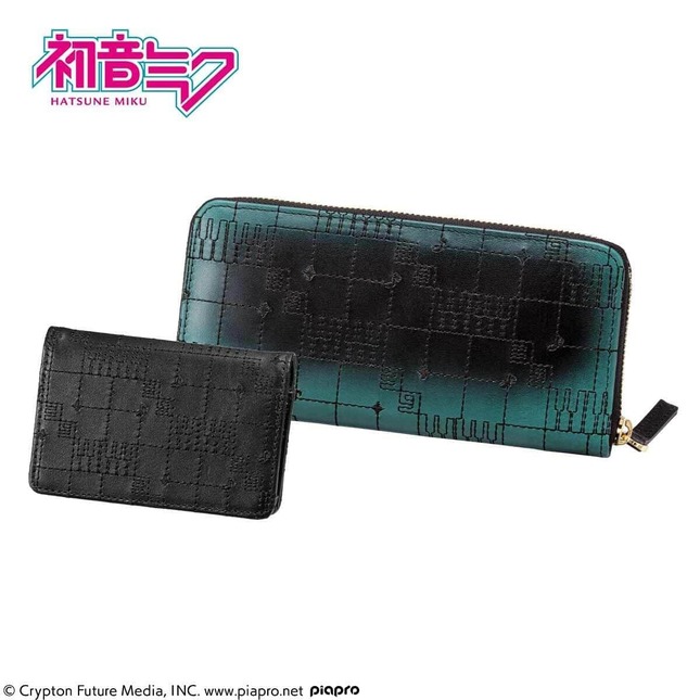 初音ミク」イメージ 本革ウォレットと名刺入れのセット: J-CAST トレンド