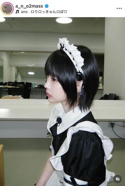 あのちゃん、破壊力ヤバい王道メイド服＆ミニスカでかわいいがダダ