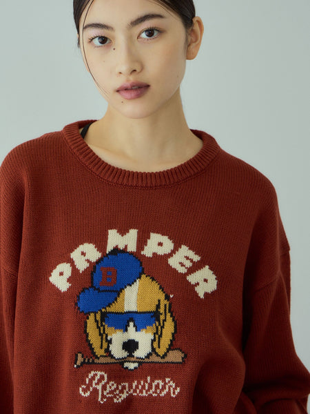 アニマルジャカードニットプルオーバー≪手洗い可能≫ | VICKY