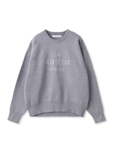 WEB限定】刺繍ロゴニットプルオーバー≪洗濯機で洗える≫ | MAYSON