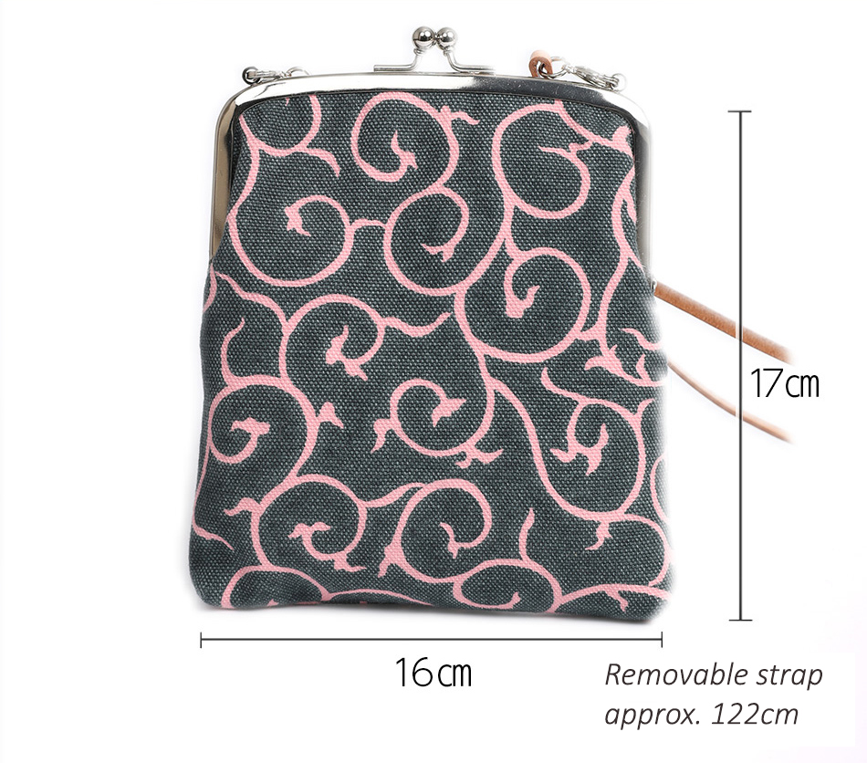 Kyoto Cross-body Bag | Seigaiha - j-okini - Products from Japan